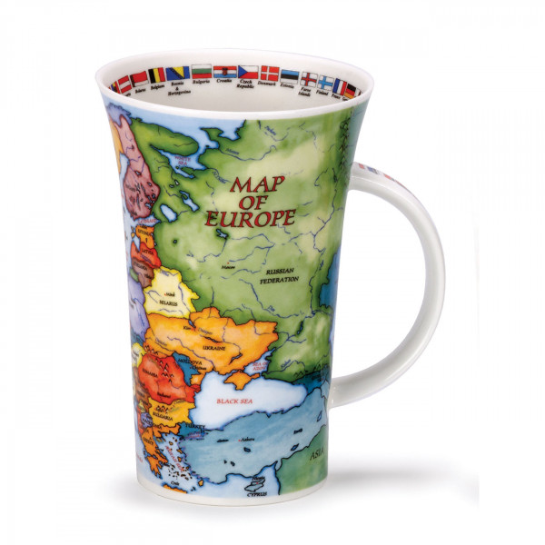 Becher Glencoe Map of Europe