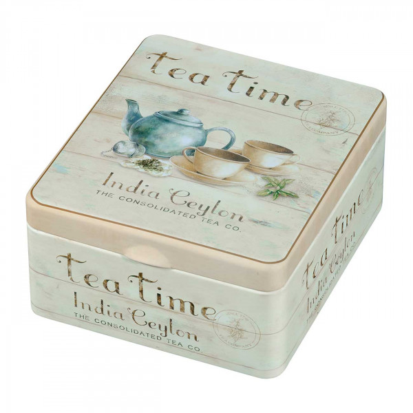 Tin Tea Time For Tea Bags Tea Tins Up To 100 G Tea Tins For Packaging Tea Goetz Gmbh