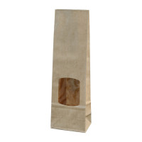 Block bag with window, 250 g Block bag with window, 250 g